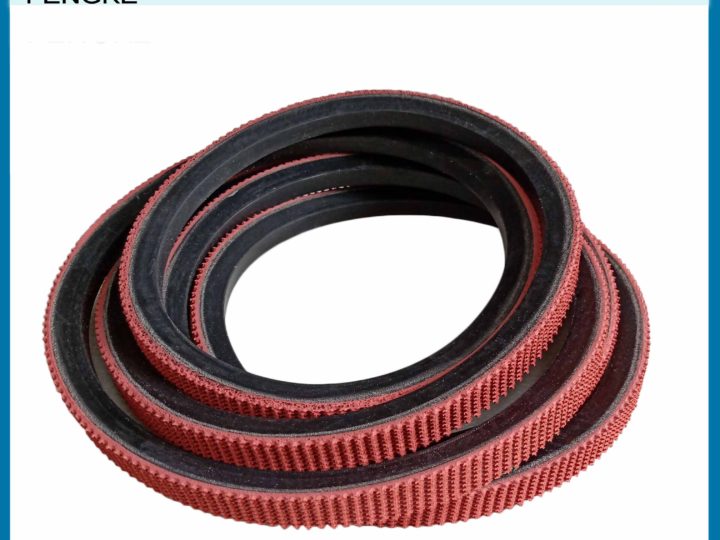 red grass rubber coating v belts