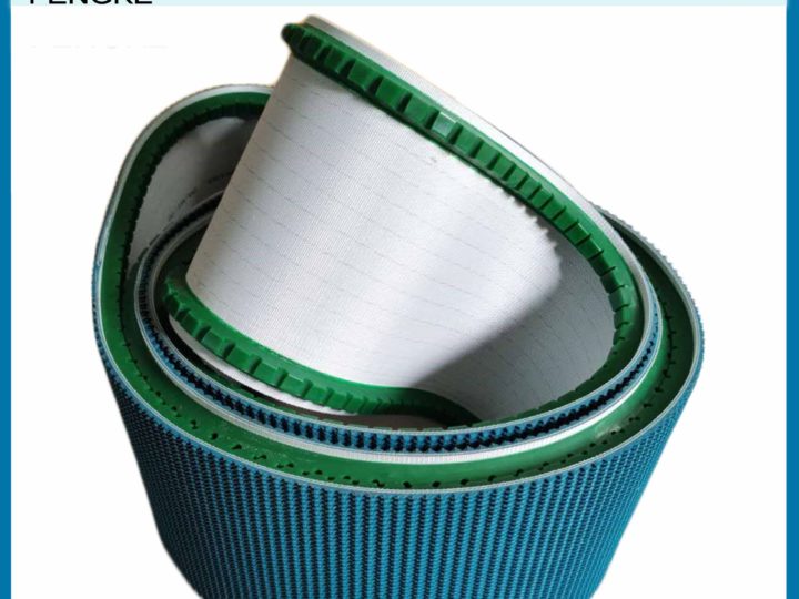 PU Guide Grass Pattern PVC Conveyor Belts