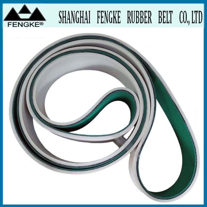 White Green Rubber Pulling Belts- Shanghai FENGKE